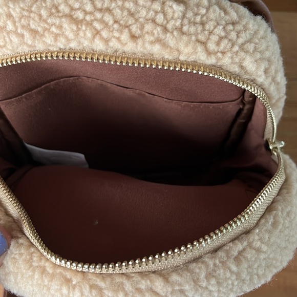 Mini Sherpa Fleece Backpack - Picture 5 of 6